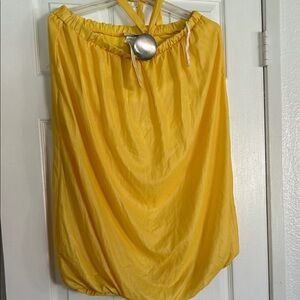 Yellow Halter Dress